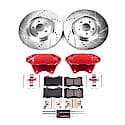 Z23 Daily Driver Carbon-Fiber Ceramic Pads Drilled & Slotted Rotor & Caliper Kit