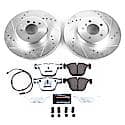 Z26 Street Performance Ceramic Brake Pad and Drilled & Slotted Rotor Kit