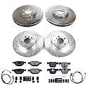 Z23 Daily Driver Carbon-Fiber Ceramic Brake Pad and Drilled & Slotted Rotor Kit