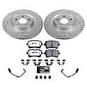 Z26 Street Performance Ceramic Brake Pad and Drilled & Slotted Rotor Kit