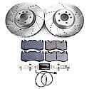 Z23 Daily Driver Carbon-Fiber Ceramic Brake Pad and Drilled & Slotted Rotor Kit