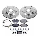 Z23 Daily Driver Carbon-Fiber Ceramic Brake Pad and Drilled & Slotted Rotor Kit