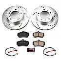 Z23 Daily Driver Carbon-Fiber Ceramic Brake Pad and Drilled & Slotted Rotor Kit