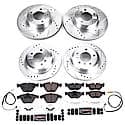 Z23 Daily Driver Carbon-Fiber Ceramic Brake Pad and Drilled & Slotted Rotor Kit