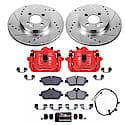 Z23 Daily Driver Carbon-Fiber Ceramic Pads Drilled & Slotted Rotor & Caliper Kit