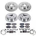 Z23 Daily Driver Carbon-Fiber Ceramic Brake Pad and Drilled & Slotted Rotor Kit