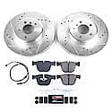 Z23 Daily Driver Carbon-Fiber Ceramic Brake Pad and Drilled & Slotted Rotor Kit