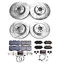 Z23 Daily Driver Carbon-Fiber Ceramic Brake Pad and Drilled & Slotted Rotor Kit