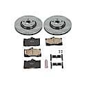 Front Autospecialty Stock Replacement Brake Pad and Rotor Kit