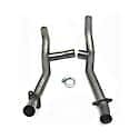 1655SH 2.5" Stainless Steel Mid-Pipe H-Pipe for 1655, 351W for T5 Transmission with Cable Clutch