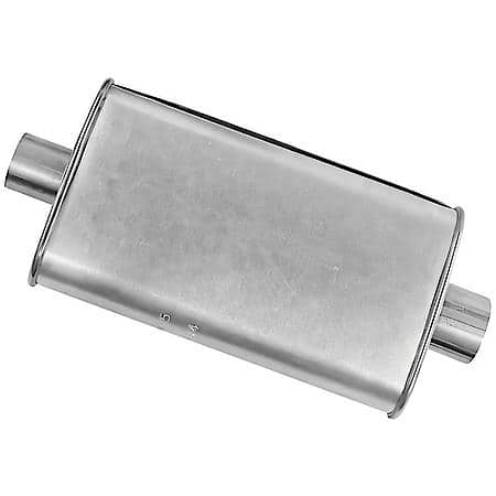 Direct Fit Exhaust Resonator 2.325" Inlet (ID) 2" Outlet (ID) 2" Outlet (OD)