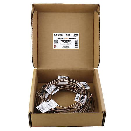 Copper Nickel Alloy Complete Front and Rear Brake Line Kit: Exact Fit