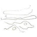 Brake Line Kit 87-95 Yj Stainless Steel With Disc, Without Abs