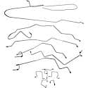 Stainless Steel Preformed Brake Line Kit (OE Fix)