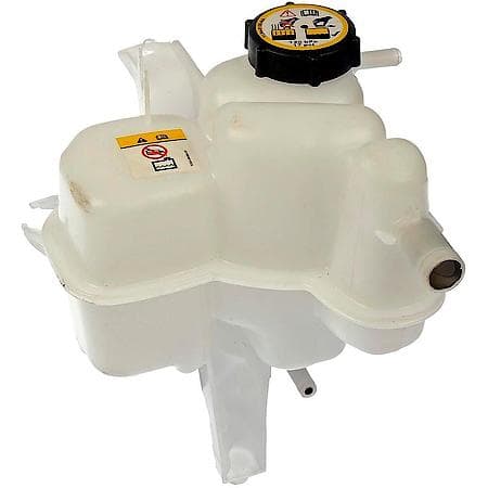 Pressurized Coolant Reservoir: Clear, Plastic, Original Equipment Replacement