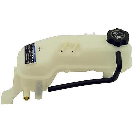 Pressurized Coolant Reservoir: White, Plastic, Original Equipment Replacement