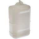 Non-Pressurized Coolant Reservoir: White, Plastic, Original Equipment Replacement