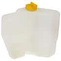 Non-Pressurized Coolant Reservoir: White, Plastic, Original Equipment Replacement