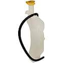 Non-Pressurized Coolant Reservoir: White, Plastic, Original Equipment Replacement