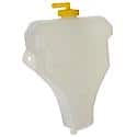 Non-Pressurized Coolant Reservoir: White, Plastic, Original Equipment Replacement