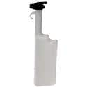 Non-Pressurized Coolant Reservoir: White, Plastic, Original Equipment Replacement