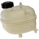 Non-Pressurized Coolant Reservoir: White, Plastic, Original Equipment Replacement