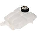 Pressurized Coolant Reservoir: White, Plastic, Original Equipment Replacement