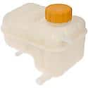 Pressurized Coolant Reservoir: White, Plastic; Metal, Original Equipment Replacement