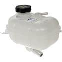 Pressurized Coolant Reservoir: White, Plastic, Original Equipment Replacement