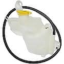 Non-Pressurized Coolant Reservoir: Clear, Plastic, Original Equipment Replacement