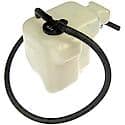 Non-Pressurized Coolant Reservoir: White, Plastic, Original Equipment Replacement