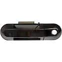 Exterior Door Handle Front Left Smooth Black