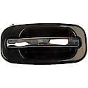 Exterior Door Handle Front Right Chrome w/ Black Housing