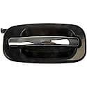 Exterior Door Handle Rear Right Chrome w/ Black Housing