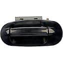 Exterior Door Handle Rear Left Smooth Black