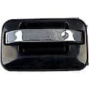 Exterior Door Handle Rear Left Smooth Black