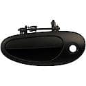 Exterior Door Handle Front Left Smooth Black