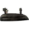 Exterior Door Handle Rear Right Smooth Black