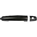 Exterior Door Handle Front Left Smooth Black