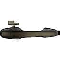 Exterior Door Handle Rear Right Smooth Black