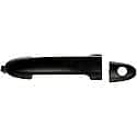 Exterior Door Handle Front Left Smooth Black