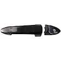 Exterior Door Handle Front Left Smooth Black