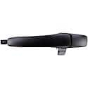 Exterior Door Handle Front Left Black, Textured, Without Thatchum Alarm System