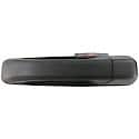 Exterior Door Handle Rear Left Black, Smooth Finish