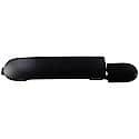 Exterior Door Handle Front Right Black Without Smart Entry System wo/ keyhole