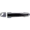 Exterior Door Handle Front Right , Rear Left, Rear Right Chrome, Black Insert