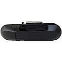 Exterior Door Handle Front Right Without Keyhole TK Black Clearcoat Black