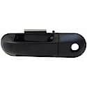 Exterior Door Handle Front Left TK Black Clearcoat Black