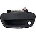 Exterior Door Handle Front Left Textured Black (Plastic)