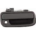 Exterior Door Handle Front Right Plastic Base Black